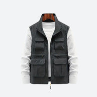 WW | Herrenjacke Mit Mehreren Reißverschlusstaschen