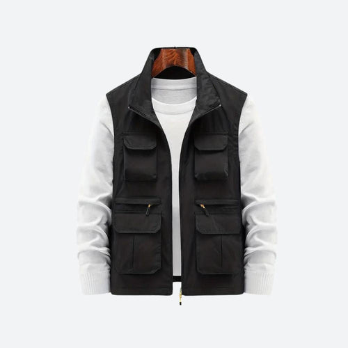 W&W Mode | Herrenjacke Mit Mehreren Reißverschlusstaschen