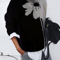 WW | Frauen Hoodies Lockere Gedruckte Langarm Sweatshirt