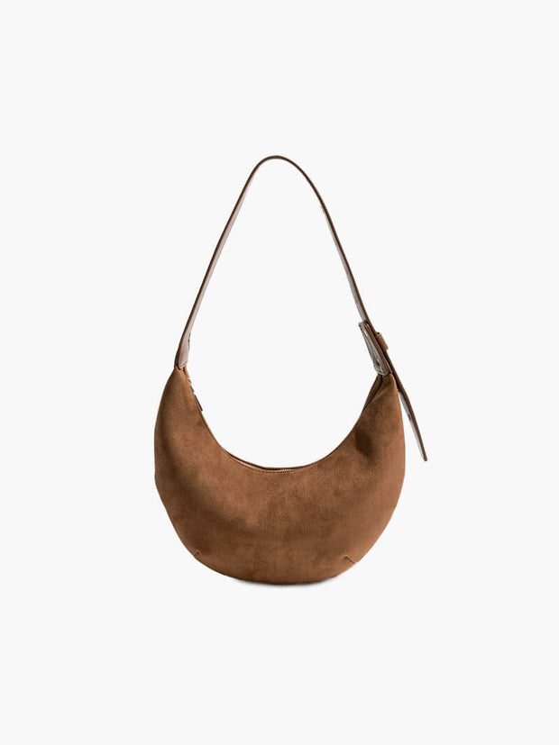 WW | Halbmond Tasche Aus Wildleder