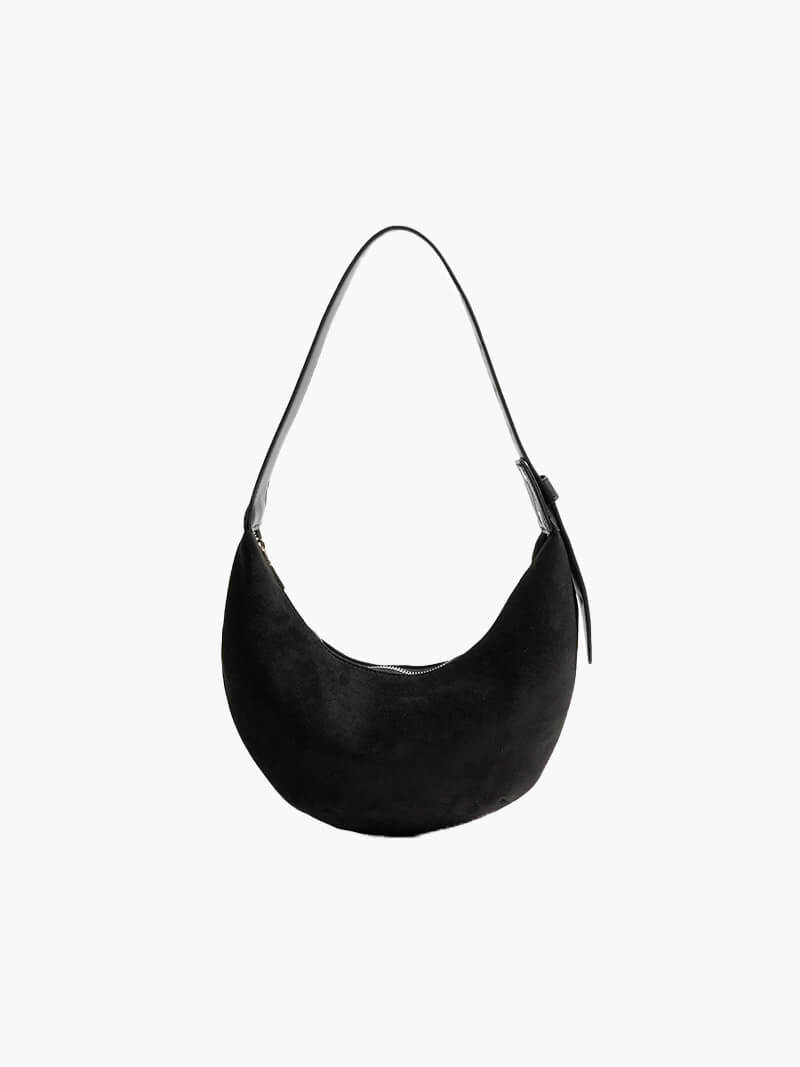WW | Halbmond Tasche Aus Wildleder