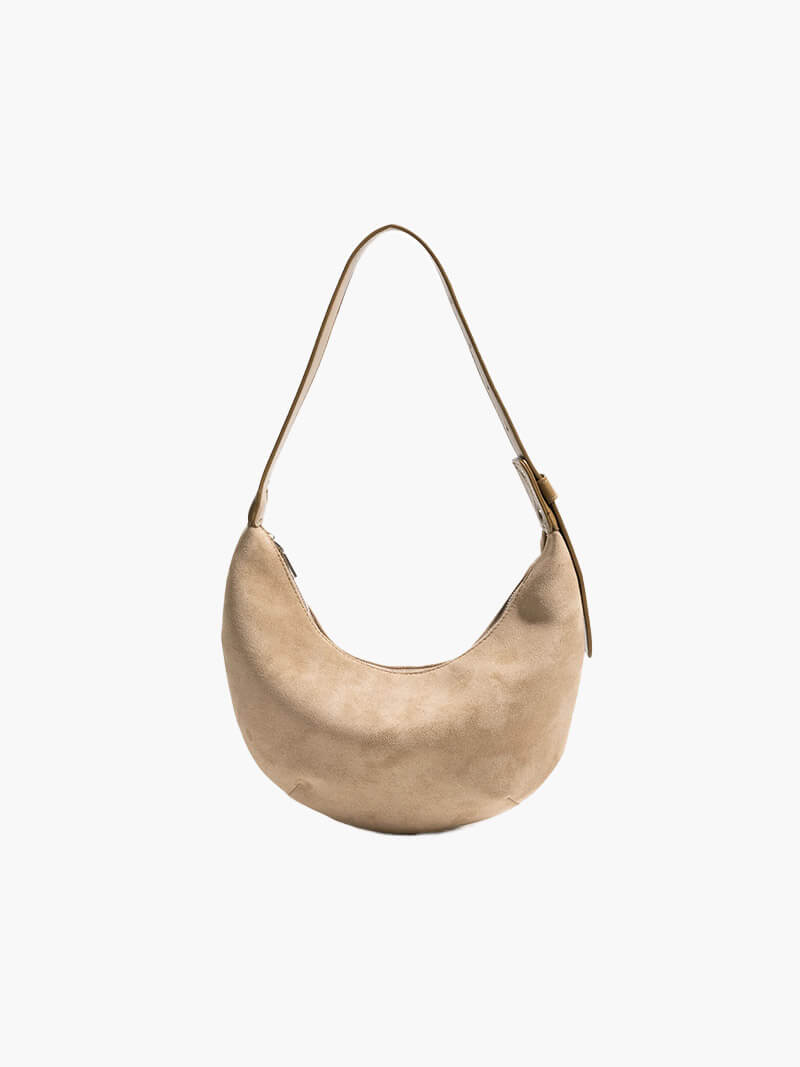 WW | Halbmond Tasche Aus Wildleder