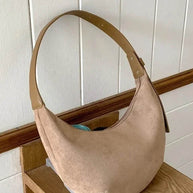 WW | Halbmond Tasche Aus Wildleder