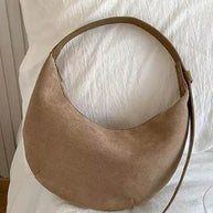 WW | Halbmond Tasche Aus Wildleder