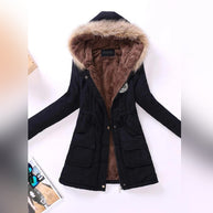 WW | Damen Warme Bequeme Winter Parka Jacke