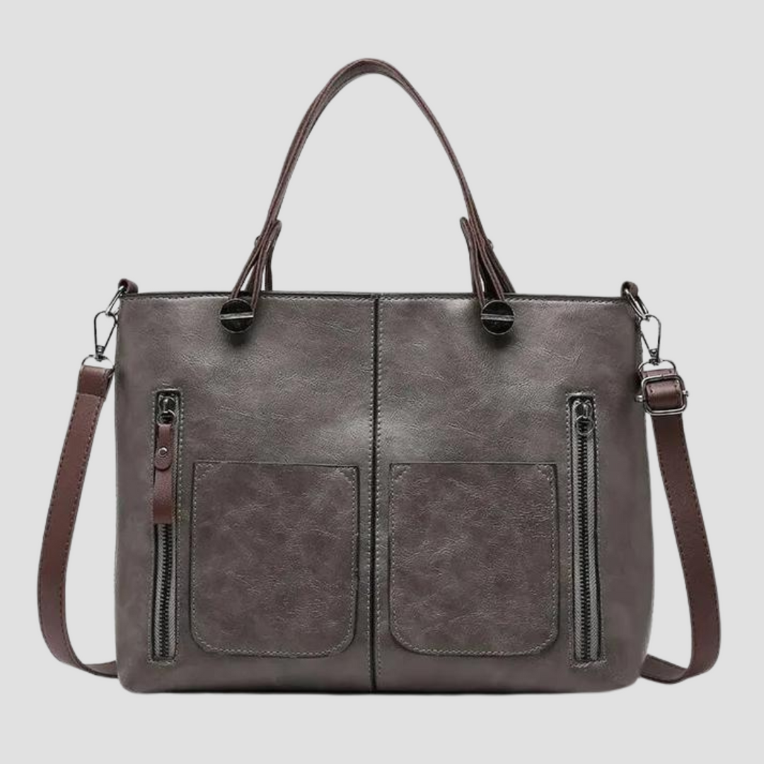 W&W Mode | Damen Weinlese Leder Umhängetasche