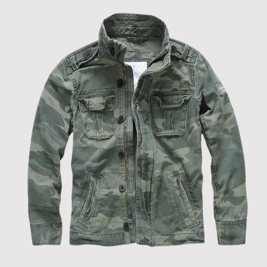 WW | Retro Jeansjacke Mit Mehreren Taschen
