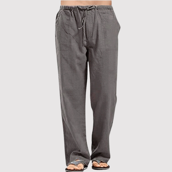 W&W Mode | Herren Baumwoll Leinen Hose