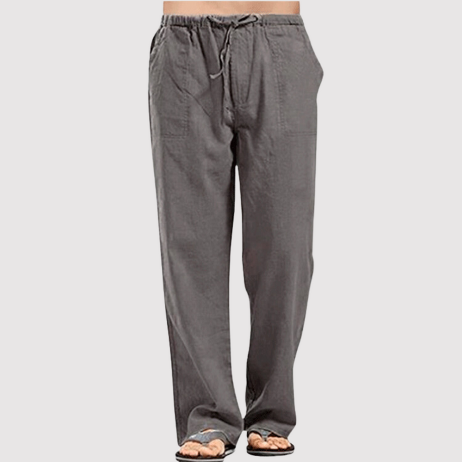 WW | Herren Baumwoll Leinen Hose