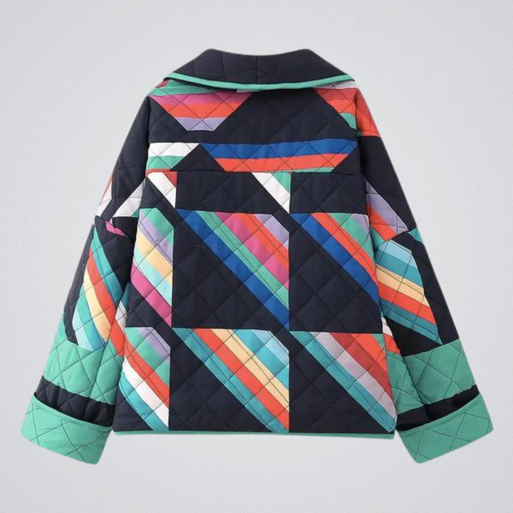 W&W Mode | Retro Jacke Mit Polokragen