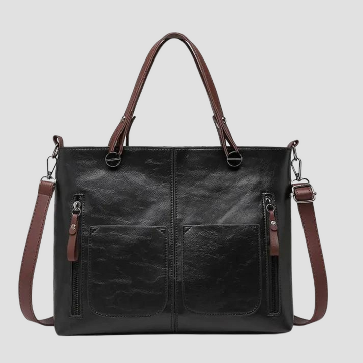 W&W Mode | Damen Weinlese Leder Umhängetasche