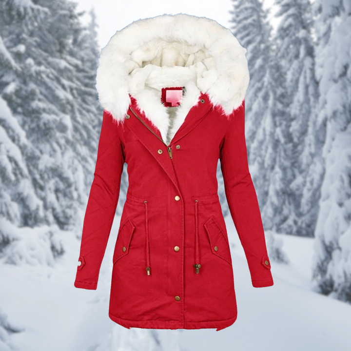 W&W Mode | Warme Winterjacke Für Damen Mittel-Lang
