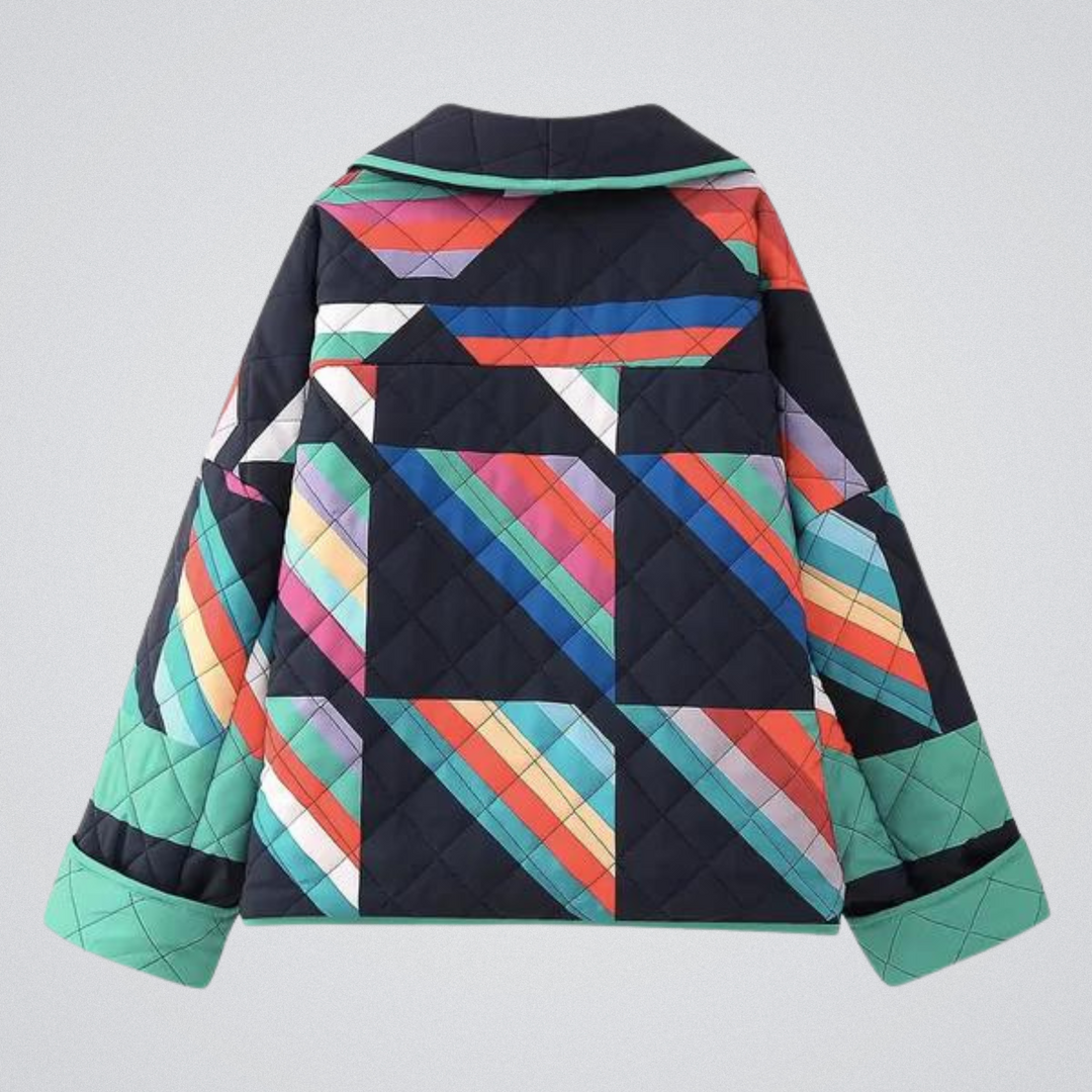 W&W Mode | Retro Jacke Mit Polokragen