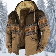 WW - 3D-gedruckte Fleecejacke mit Kapuze