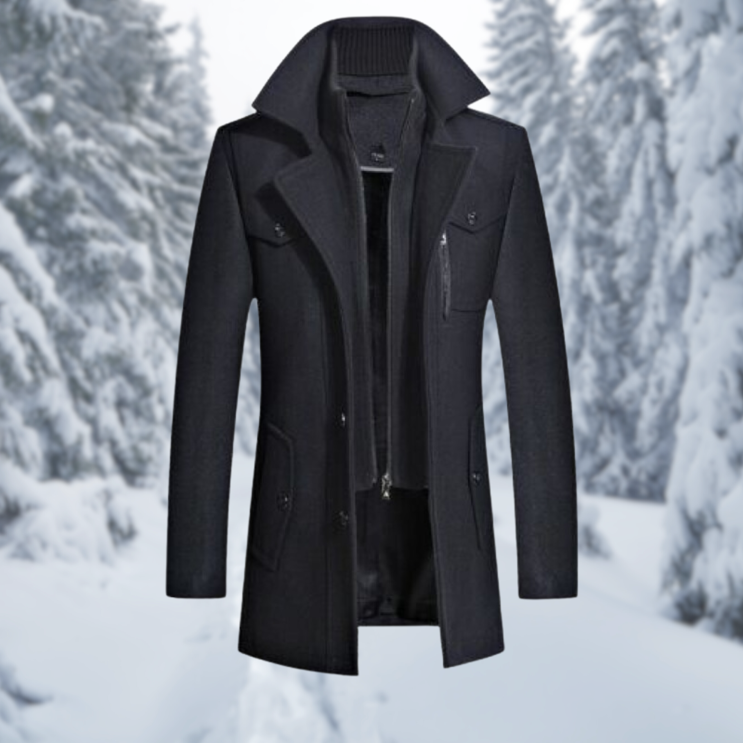 WW | Elegante Herrenjacke Für Kalte Temperaturen