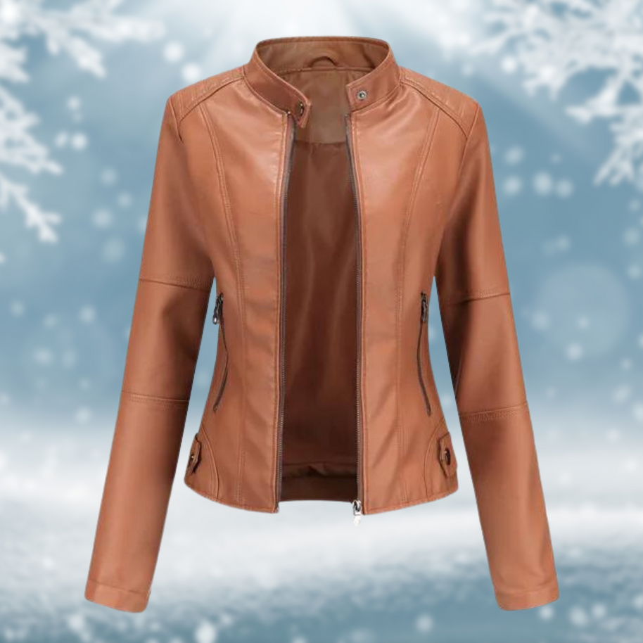Veganistische Lederjacke