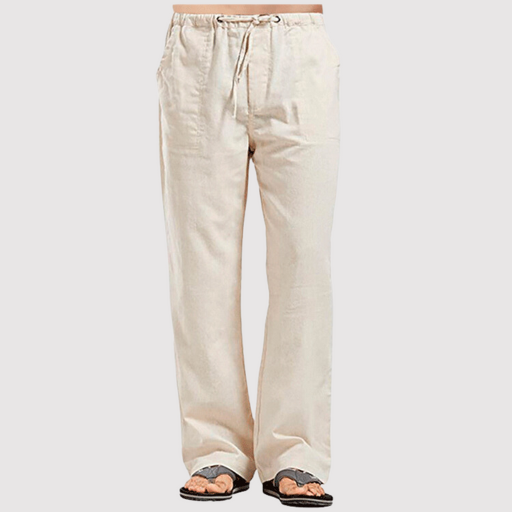 W&W Mode | Herren Baumwoll Leinen Hose