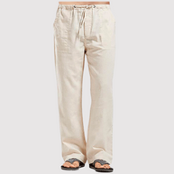 WW | Herren Baumwoll Leinen Hose
