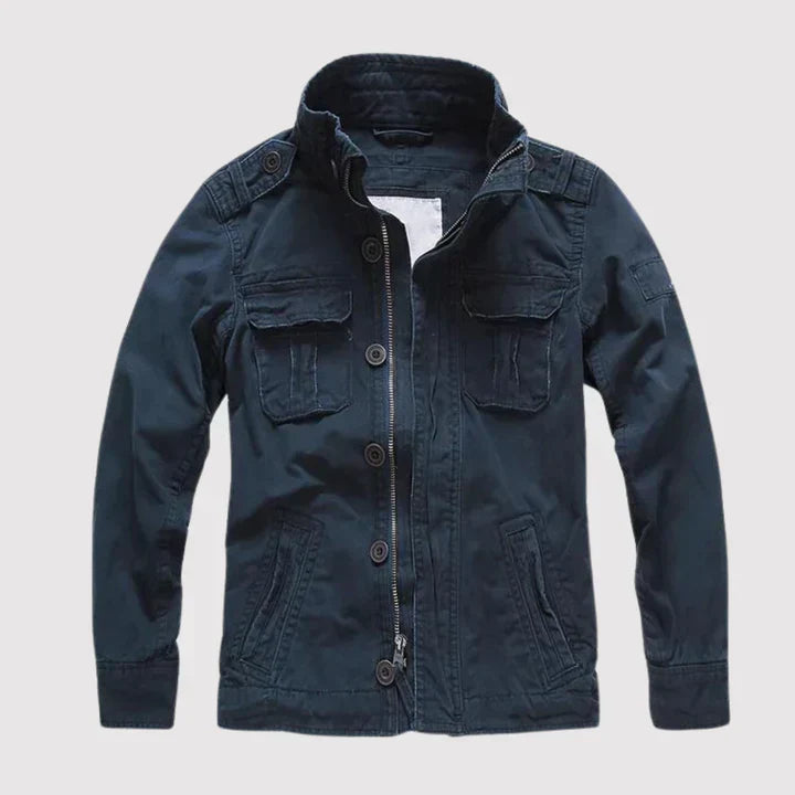 W&W Mode | Retro-Jeansjacke Mit Mehreren Taschen