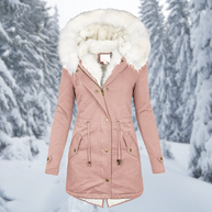 WW | Warme Winterjacke Für Damen Mittel-Lang