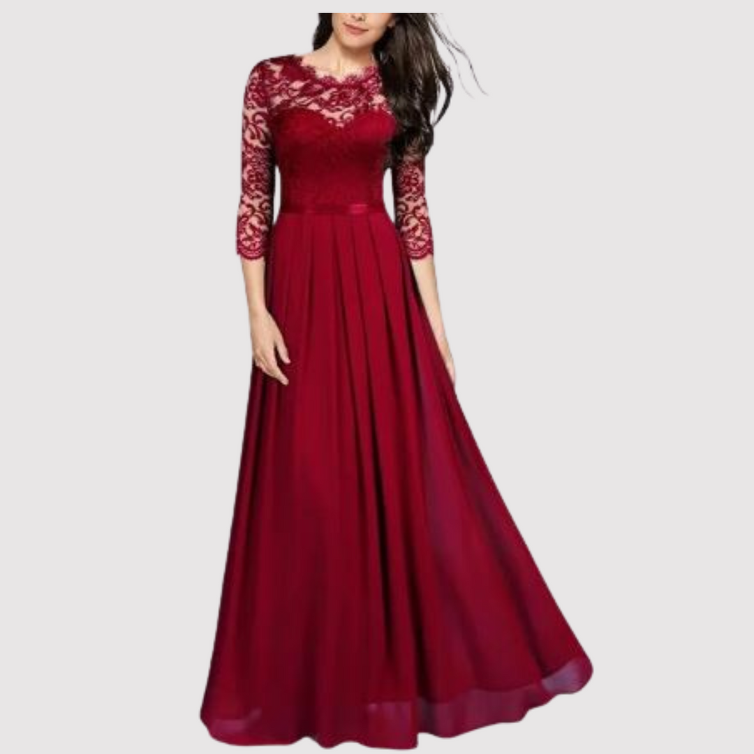 Damen Kleid aus Tüll und Spitze