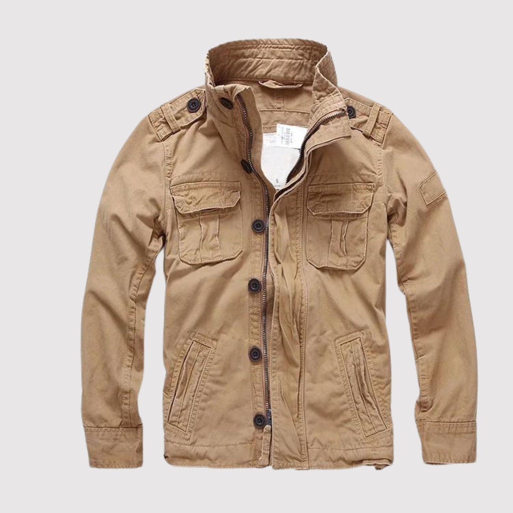 WW | Retro Jeansjacke Mit Mehreren Taschen Stil