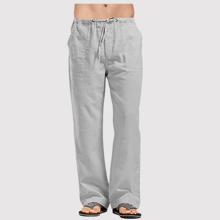 W&W Mode | Herren Baumwoll Leinen Hose