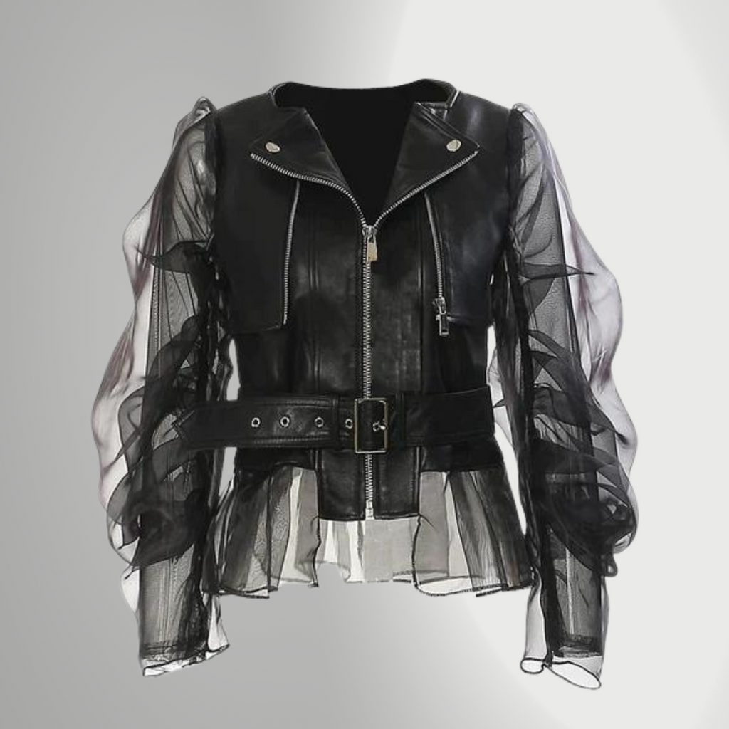 WW | Elegante Lederjacke Für Frauen