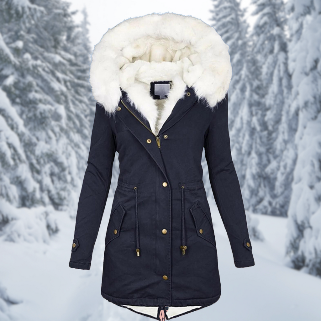 Winter Damen Warme Jacke Mittel-lang