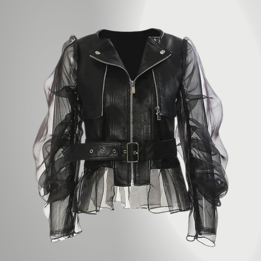 Elegante Lederjacke für Frauen