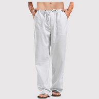 WW | Herren Baumwoll Leinen Hose