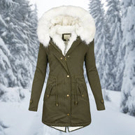 WW – Warmer Wintermantel für Damen, mittellang