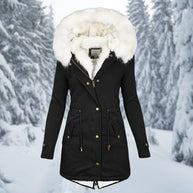 WW – Warmer Wintermantel für Damen, mittellang