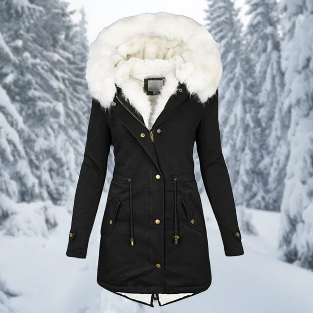 WW – Warmer Wintermantel für Damen, mittellang