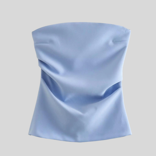 WW | Trägerlose Ärmellose Bluse