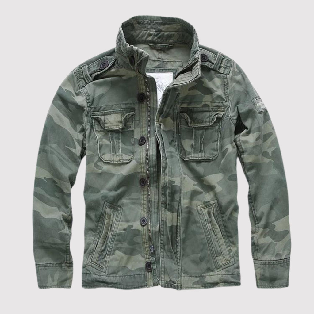 WW | Retro Jeansjacke Mit Mehreren Taschen Stil