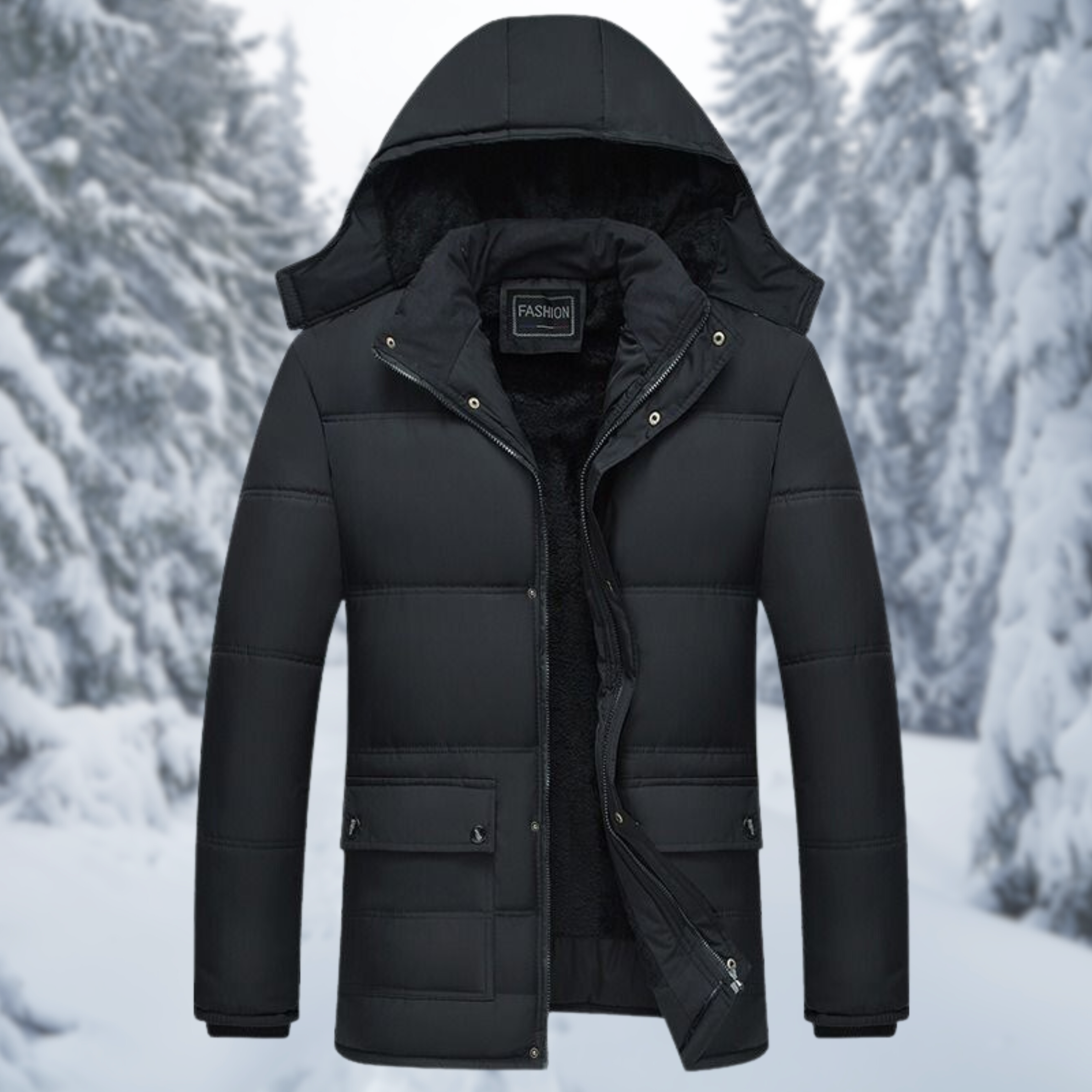 Gefütterte Winterjacke