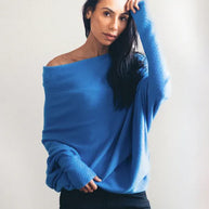 WW | Asymmetrischer Damenpullover mit eleganter Drapierung