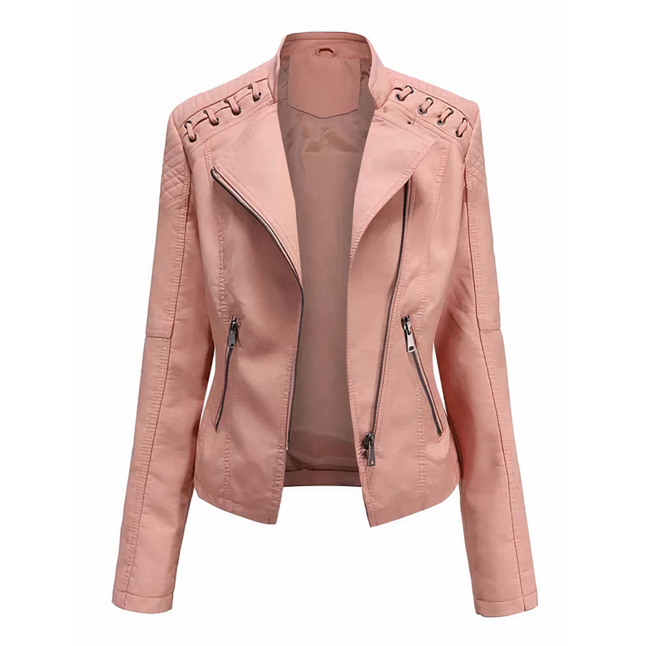 WW - Leren Damenjacke