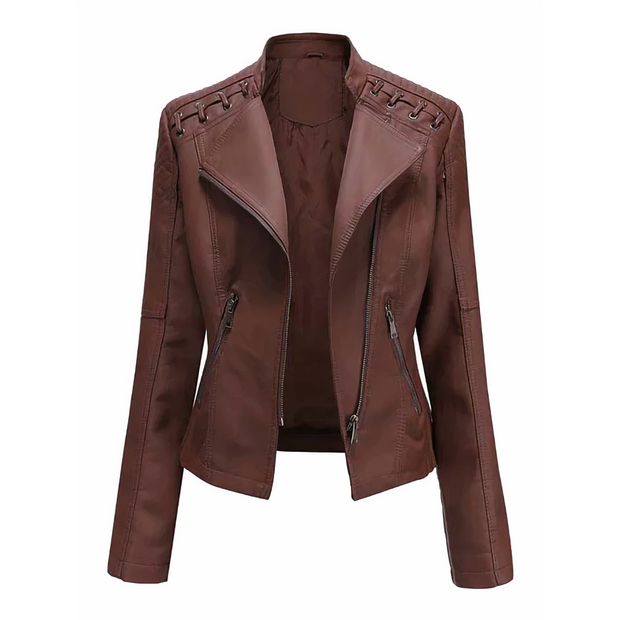WW - Leren Damenjacke