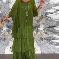 WW | Maxi Kleid Mit Weitem Rundhalsausschnitt