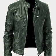 WW | Lässige Lederjacke
