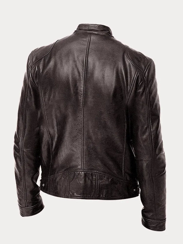 WW | Lässige Lederjacke Für Männer