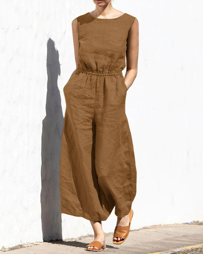WW | Klassischer Baumwoll Jumpsuit