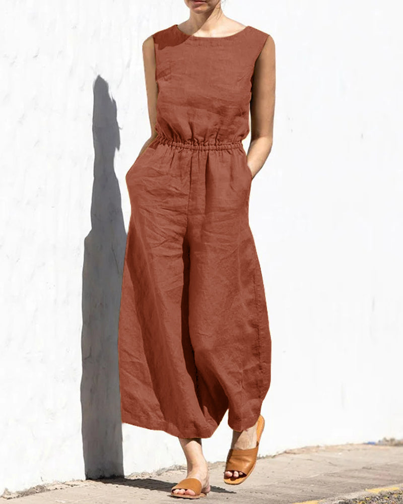 WW | Klassischer Baumwoll Jumpsuit