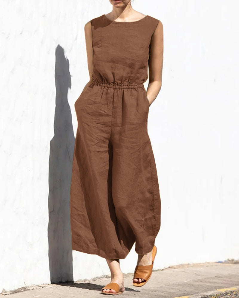 WW | Klassischer Baumwoll Jumpsuit