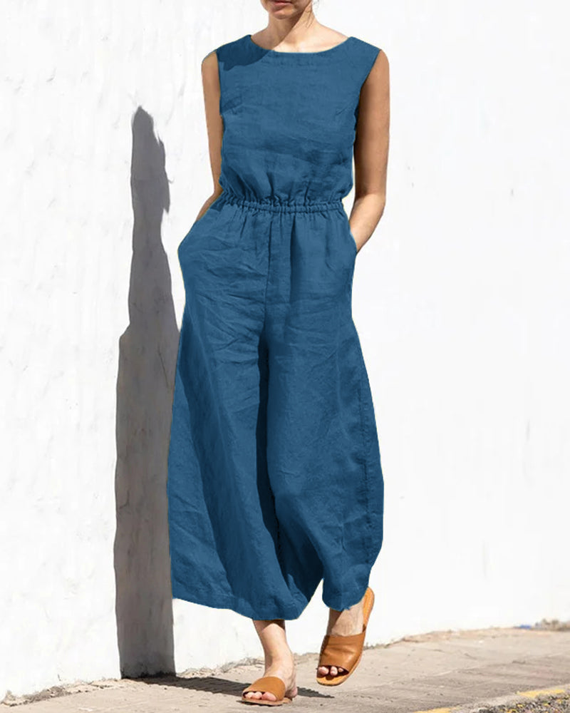 WW | Klassischer Baumwoll Jumpsuit