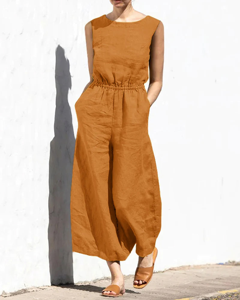 WW | Klassischer Baumwoll Jumpsuit