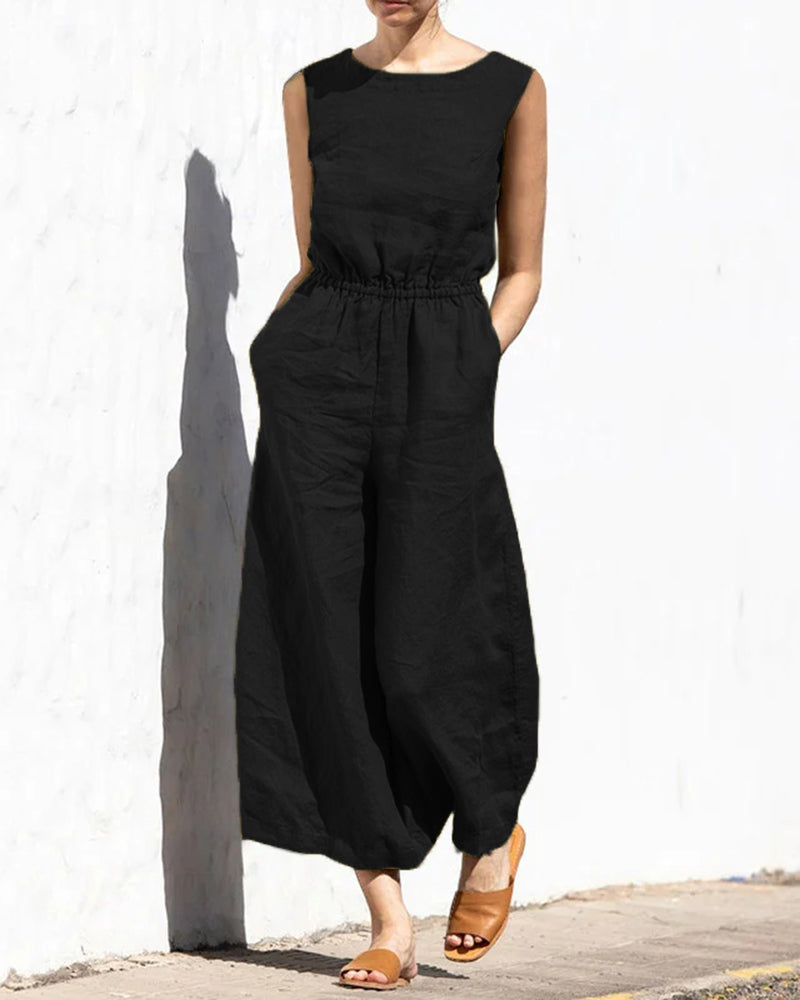 WW | Klassischer Baumwoll Jumpsuit