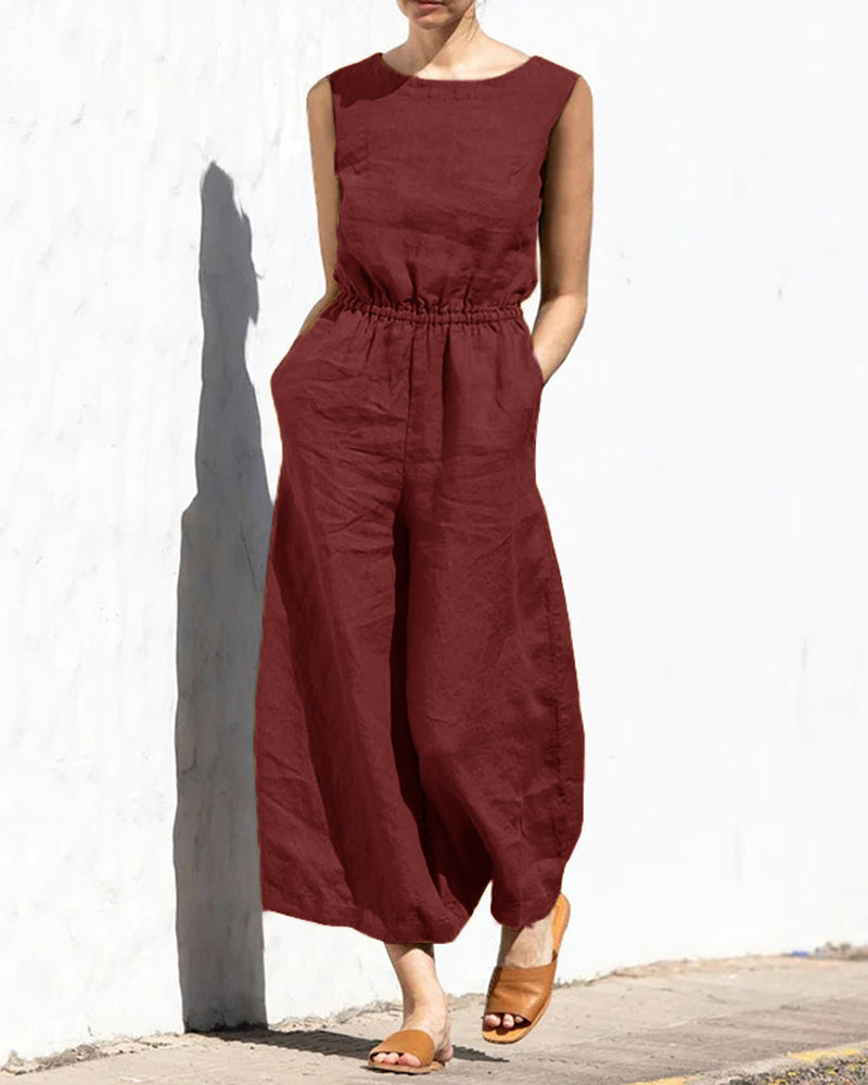 WW | Klassischer Baumwoll Jumpsuit